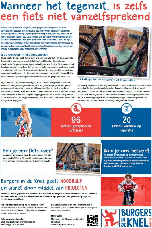 Project Fietsplan in de FlevoPost